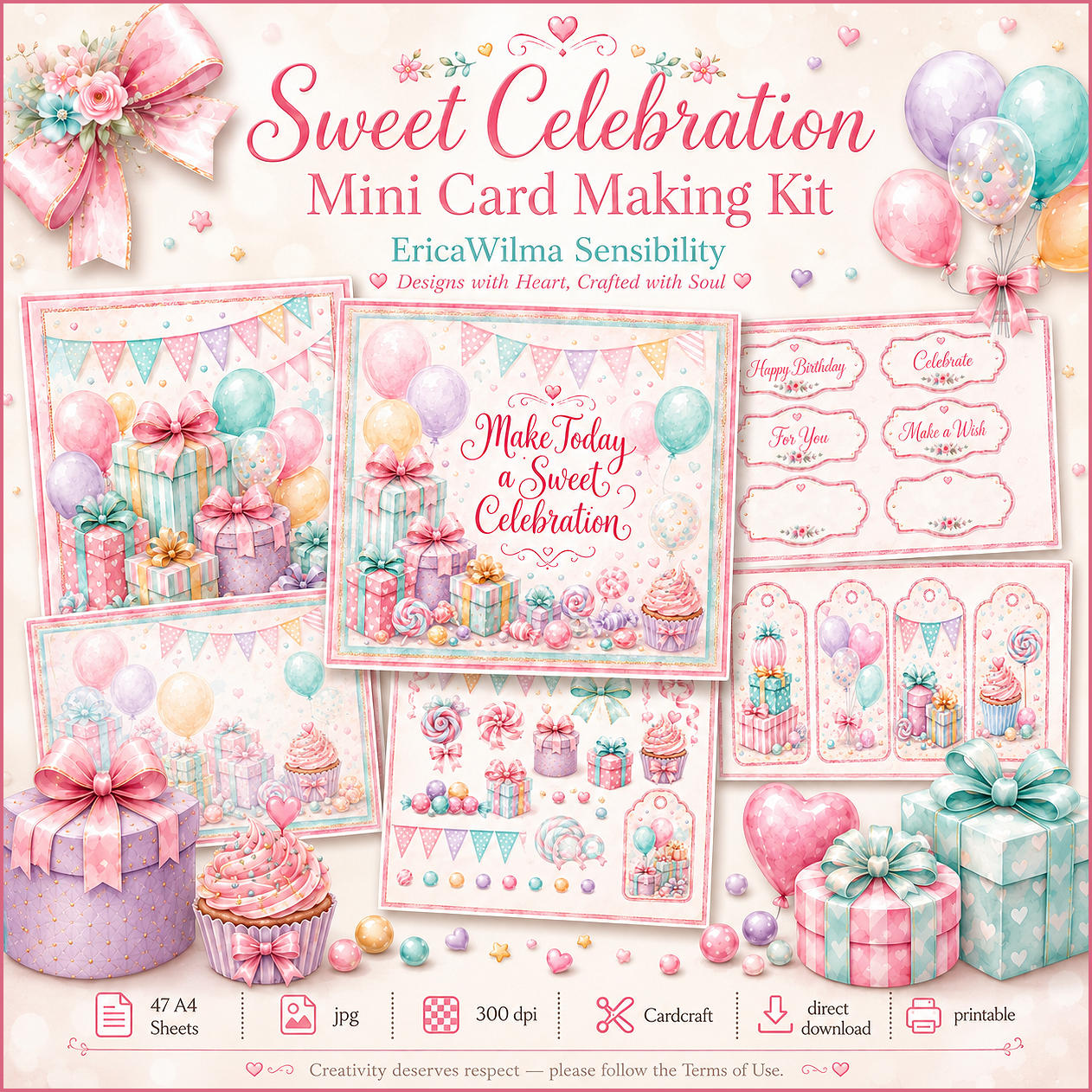 (image for) EW AI Mini Card Making Set Sweet Celebration 2026